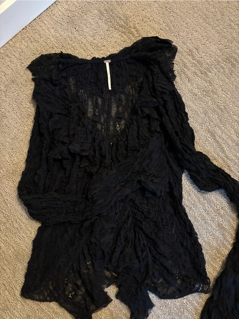 Free People Lace Cardigan
